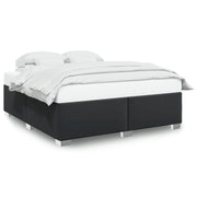 Bedframe kunstleer zwart 180x200 cm