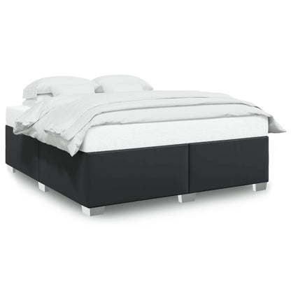 Bedframe kunstleer zwart 180x200 cm