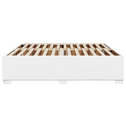 Bedframe kunstleer wit 180x200 cm
