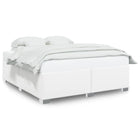 Bedframe kunstleer wit 180x200 cm