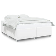 Bedframe kunstleer wit 180x200 cm