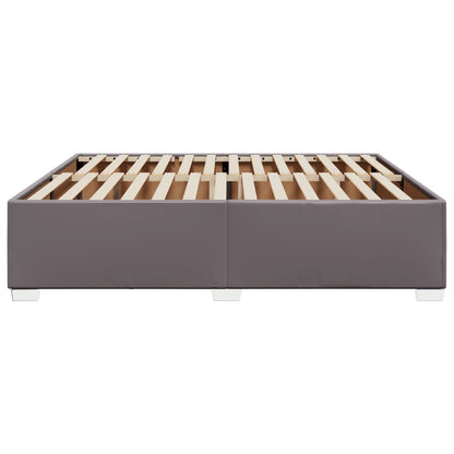 Bedframe kunstleer grijs 180x200 cm