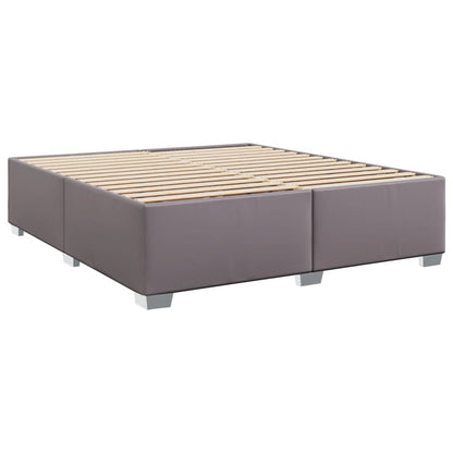 Bedframe kunstleer grijs 180x200 cm