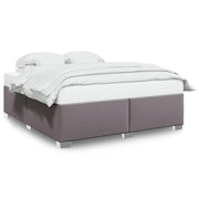 Bedframe kunstleer grijs 180x200 cm