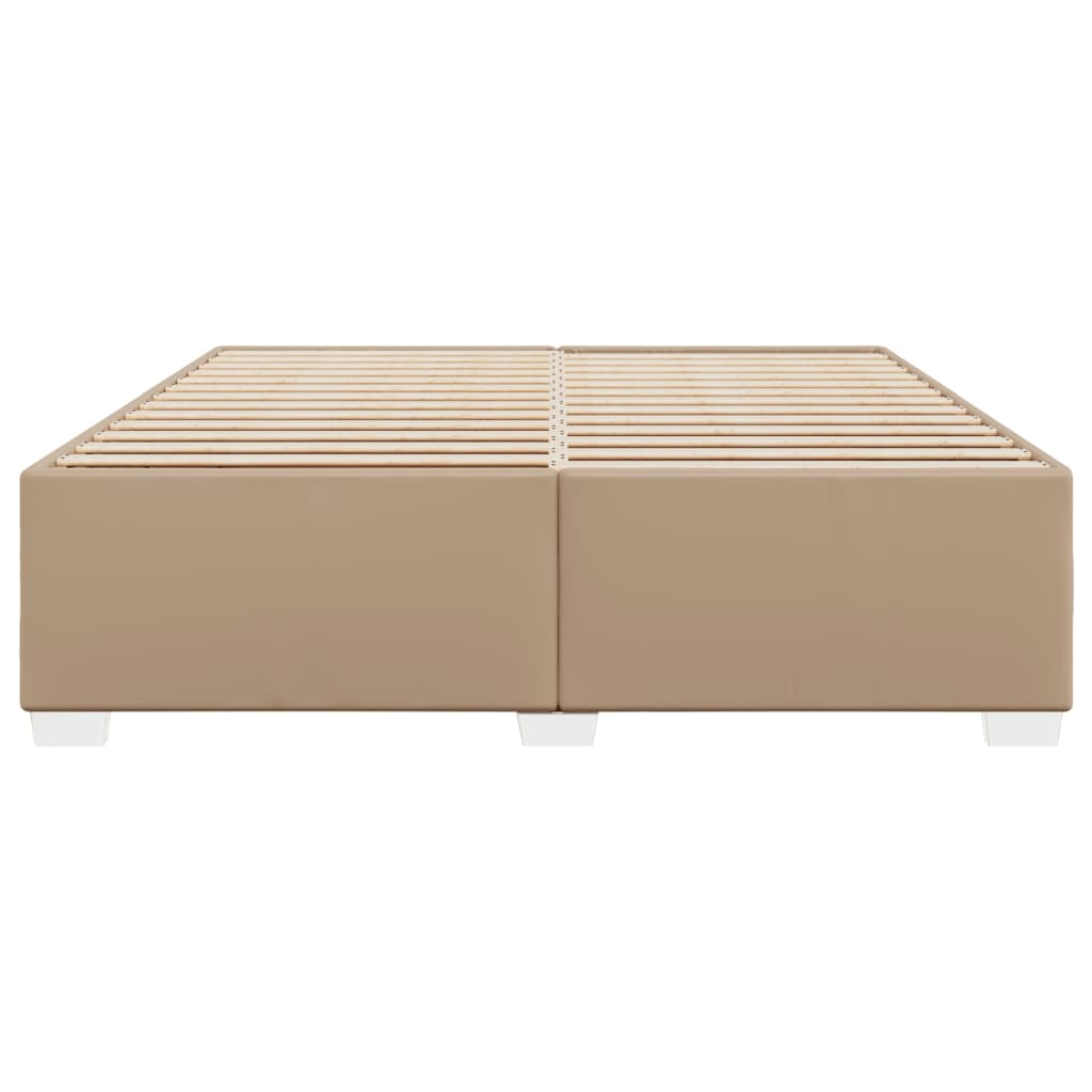 Bedframe kunstleer cappuccinokleurig 180x200 cm