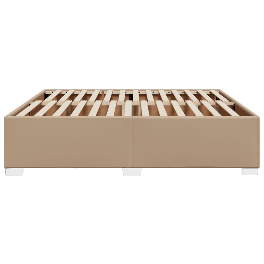 Bedframe kunstleer cappuccinokleurig 180x200 cm