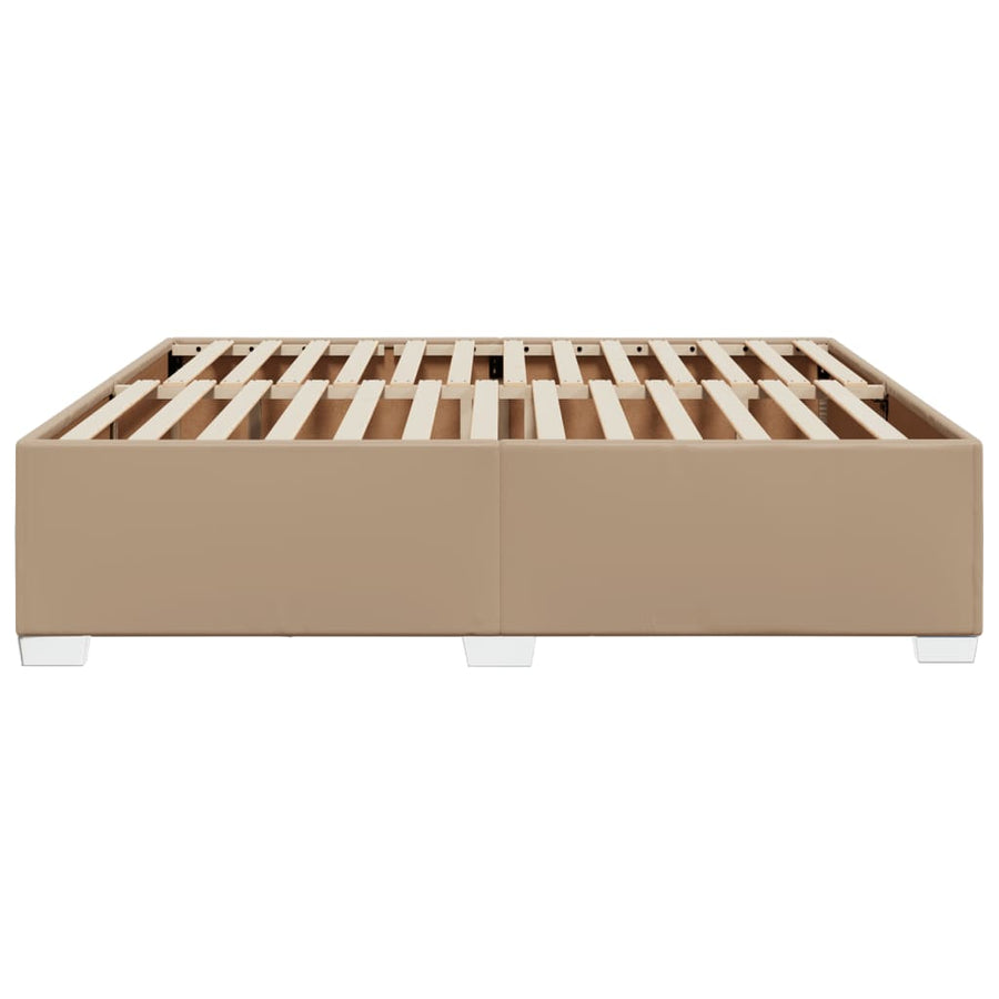 Bedframe kunstleer cappuccinokleurig 180x200 cm