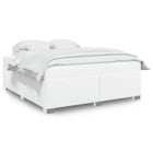 Bedframe kunstleer wit 200x200 cm