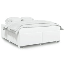 Bedframe kunstleer wit 200x200 cm
