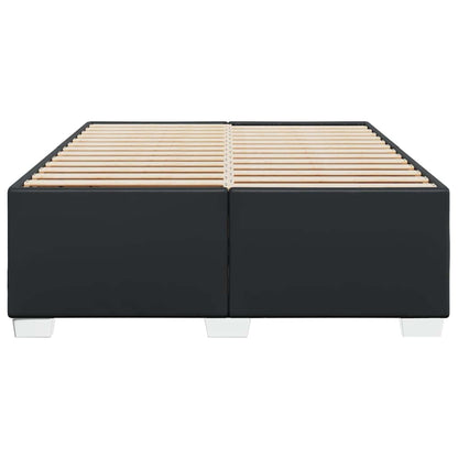 Bedframe zonder matras Zwart Volledig Kunstleer