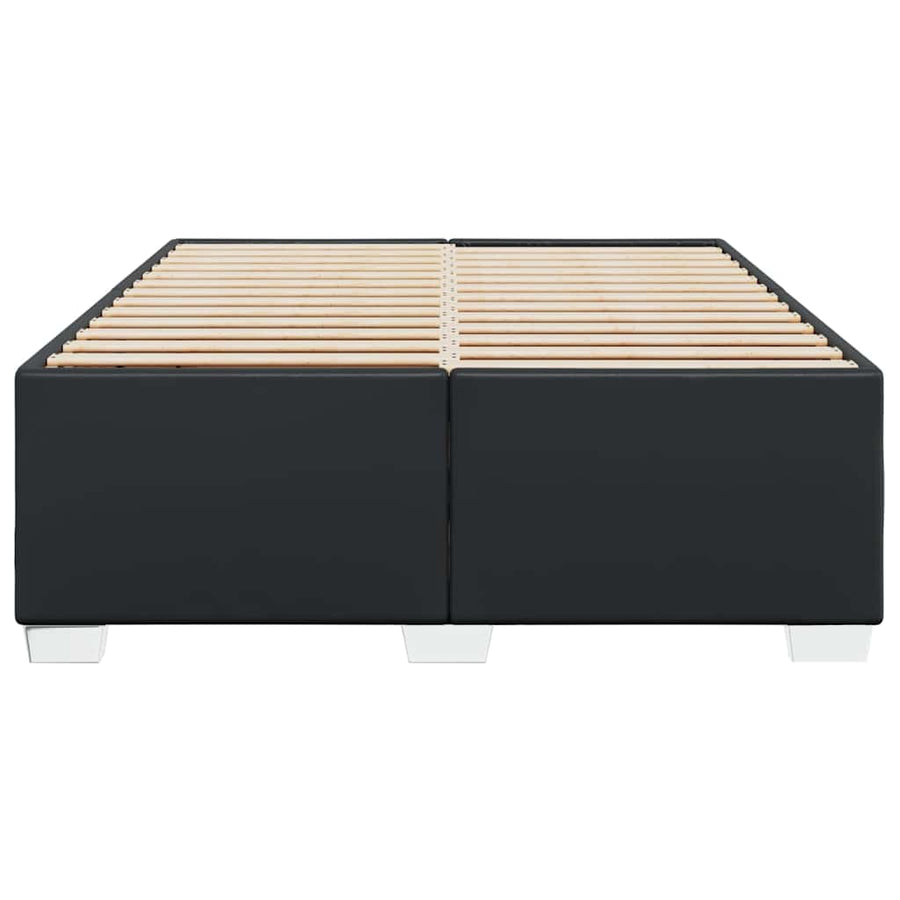 Bedframe zonder matras Zwart Volledig Kunstleer
