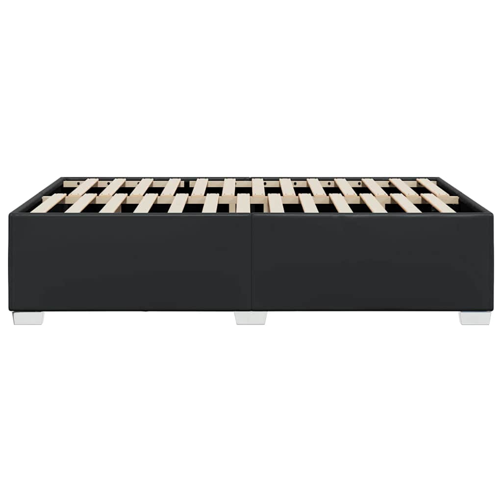 Bedframe zonder matras Zwart Volledig Kunstleer
