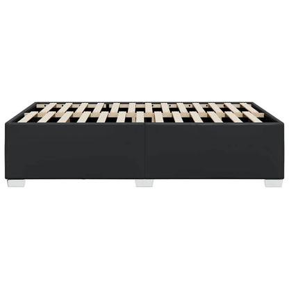 Bedframe zonder matras Zwart Volledig Kunstleer