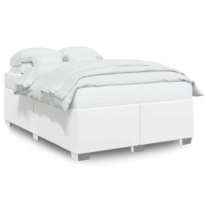 Bedframe zonder matras Wit Volledig Kunstleer