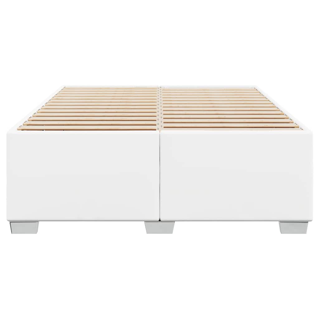 Bedframe zonder matras Wit Volledig Kunstleer