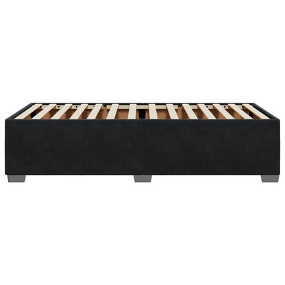 Bedframe fluweel zwart 80x200 cm