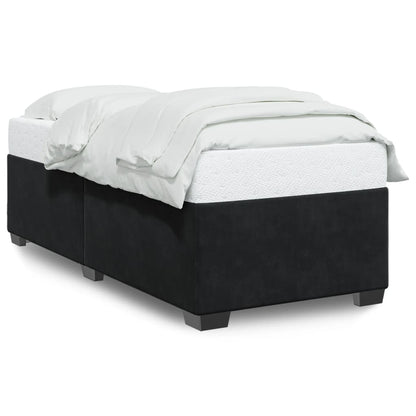 Bedframe fluweel zwart 80x200 cm