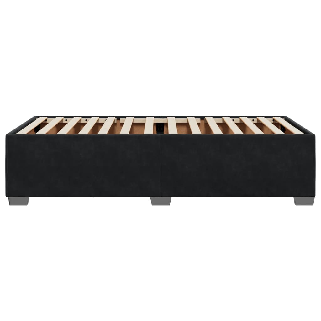 Bedframe fluweel zwart 90x190 cm