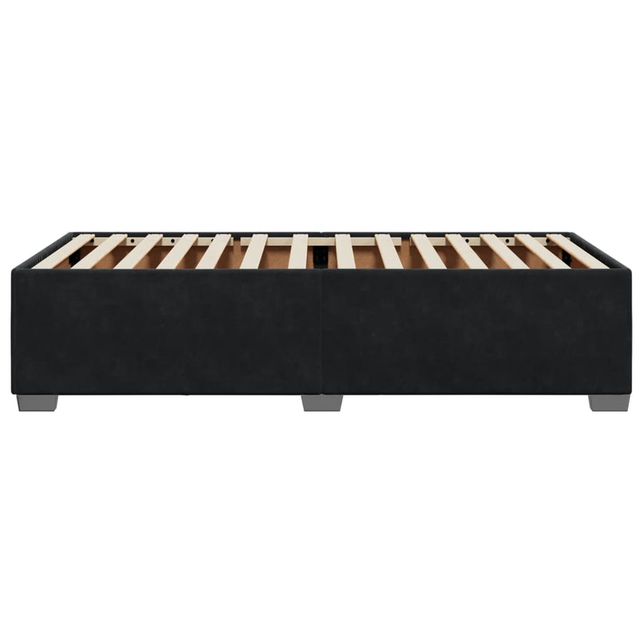 Bedframe fluweel zwart 90x190 cm