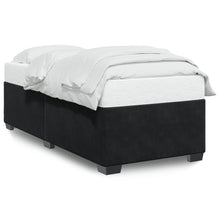 Bedframe fluweel zwart 90x190 cm