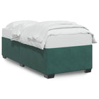 Bedframe 90x190 cm fluweel donkergroen