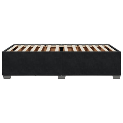 Bedframe fluweel zwart 90x200 cm
