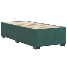 Bedframe fluweel donkergroen 90x200 cm