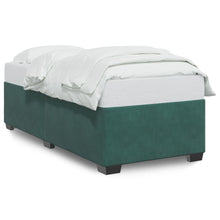 Bedframe fluweel donkergroen 90x200 cm