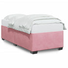 Bedframe fluweel roze 90x200 cm