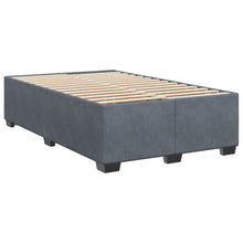Bedframe fluweel donkergrijs 120x190 cm