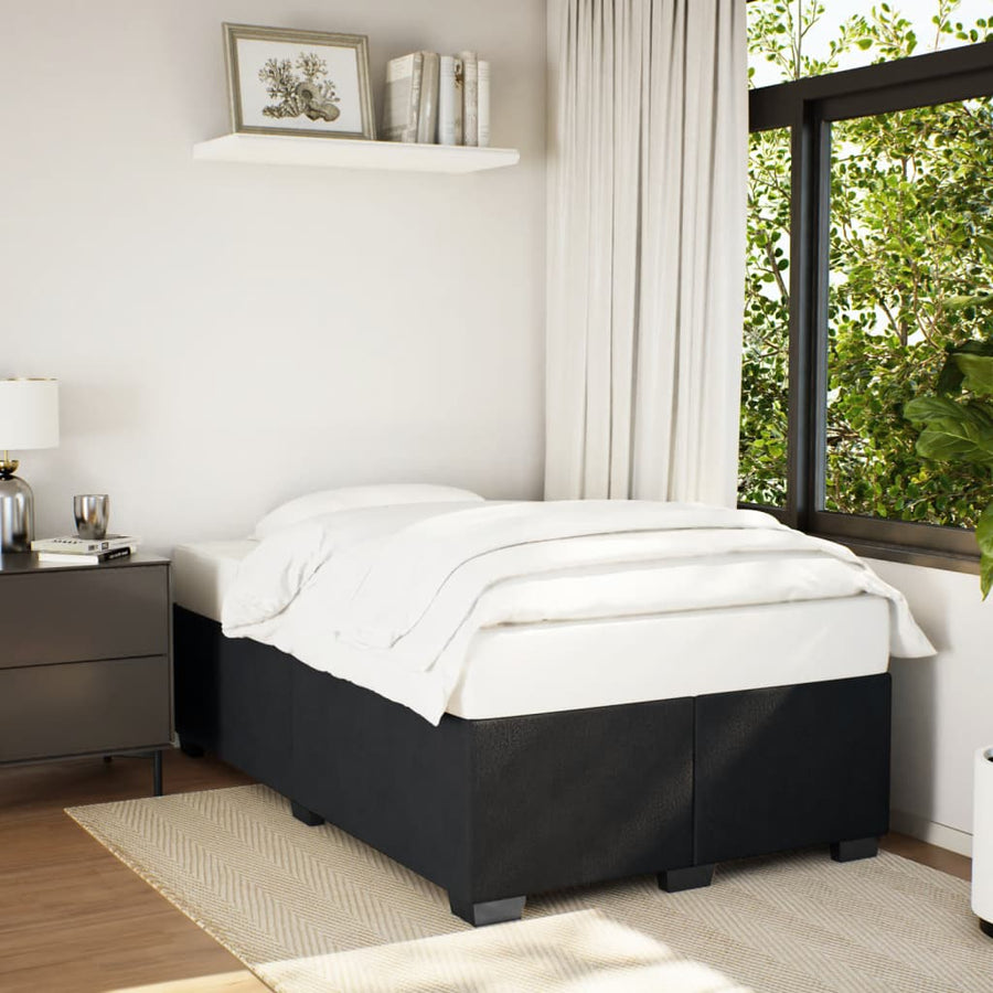 Bedframe fluweel zwart 120x190 cm