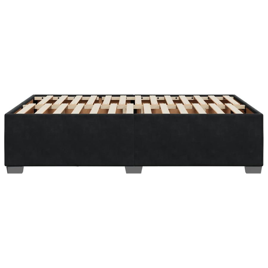 Bedframe fluweel zwart 120x190 cm
