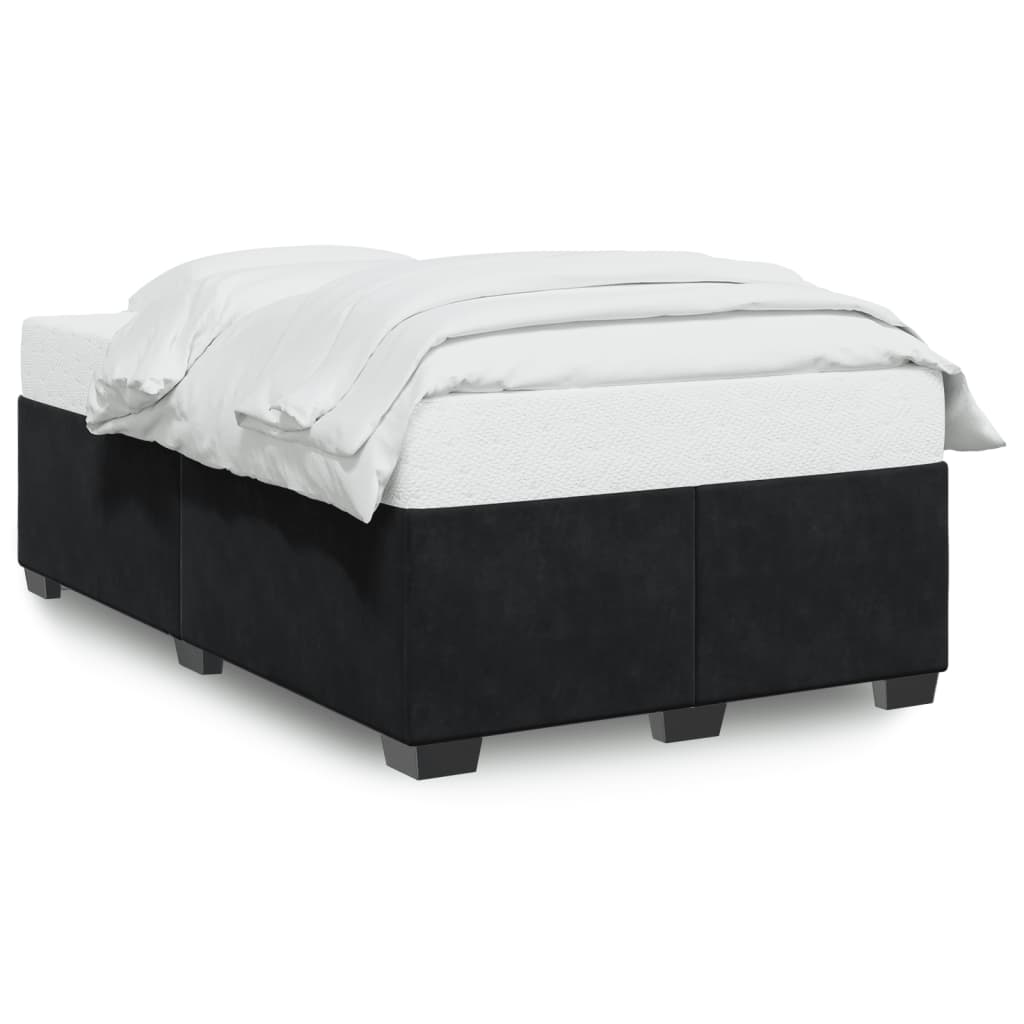 Bedframe fluweel zwart 120x190 cm