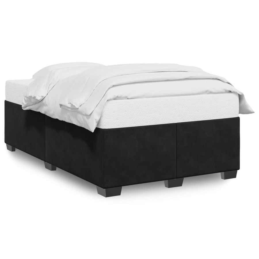 Bedframe fluweel zwart 120x190 cm