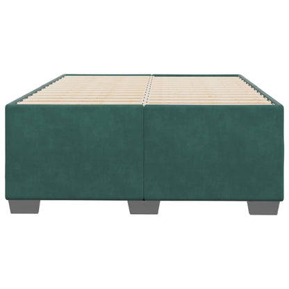 Bedframe fluweel donkergroen 120x190 cm