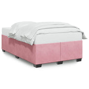Bedframe 120x190 cm fluweel roze