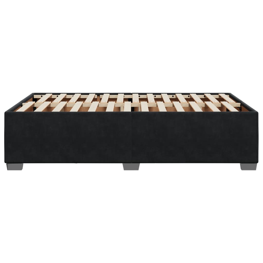 Bedframe fluweel zwart 120x200 cm