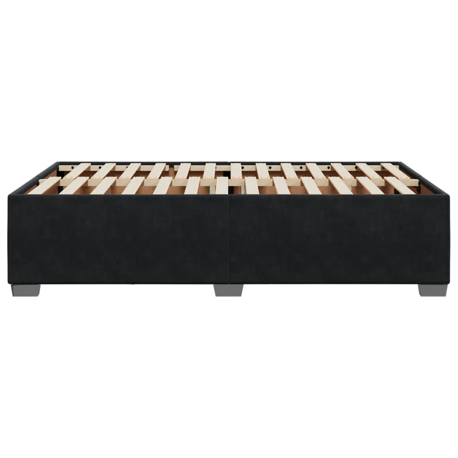 Bedframe fluweel zwart 120x200 cm