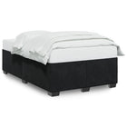 Bedframe 120x200 cm fluweel zwart