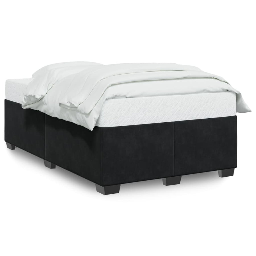 Bedframe fluweel zwart 120x200 cm