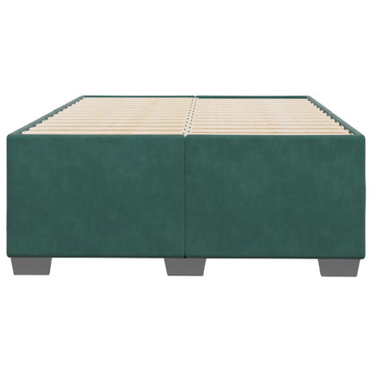 Bedframe fluweel donkergroen 120x200 cm