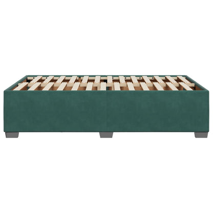 Bedframe fluweel donkergroen 120x200 cm