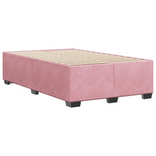 Bedframe fluweel roze 120x200 cm