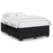 Bedframe 140x200 cm fluweel zwart