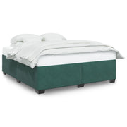 Bedframe 180x200 cm fluweel donkergroen