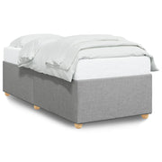 Bedframe 80x200 cm stof lichtgrijs