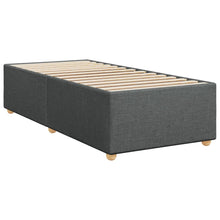 Bedframe stof donkergrijs 80x200 cm
