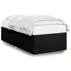 Bedframe 80x200 cm stof zwart