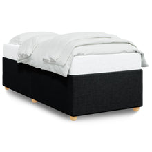 Bedframe stof zwart 80x200 cm