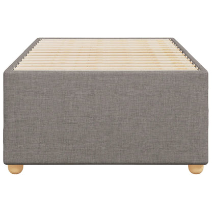 Bedframe Zonder Matras Stof 80 x 200 cm Taupe